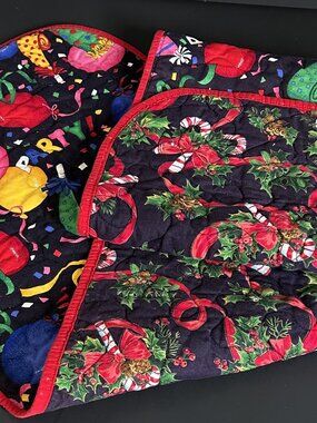 Reversible Birthday and Christmas Table Runner